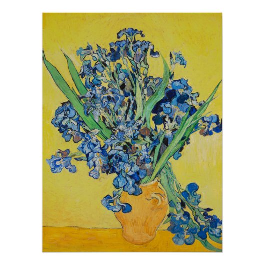 Poster Irises Vincent van Gogh (Devant)