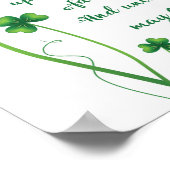 Poster Irish Blessing Calligraphy Imprimer (Coin)