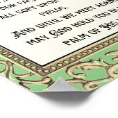 Poster Irish Blessing May The Road Rise Up to Meet You (Coin)