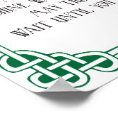 Poster Irish Blessing pour moto amusant moto (Coin)