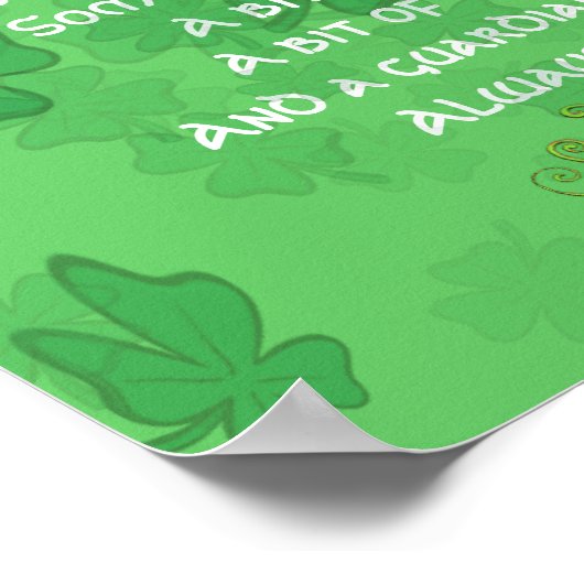 Poster Irish Blessing - Quelqu'un à aimer (Coin)