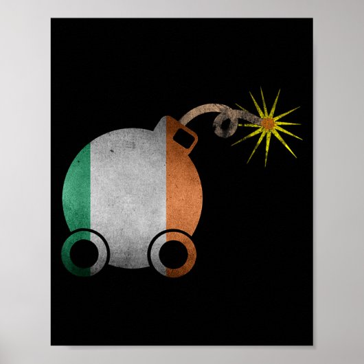 Poster Irish Car Bomb St Patrick's Day Tail Lover  (Devant)