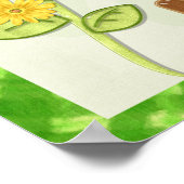 Poster Irish Charm Whimsical Folk Art Imprimer (Coin)