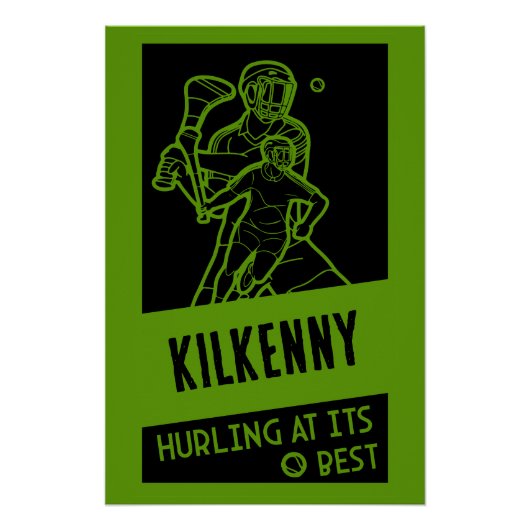 Poster Irish Hurling Sport (Devant)