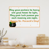 Poster Irish Proverbe 6 Print (Cuisine)