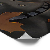 Poster Irish Red Setter Halloween Éffrayant (Coin)