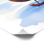 Poster Irish Setter Enjoying Christmas Sleigh Ride Winter (Coin)