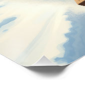 Poster Irish Setter Sledding Adventure Christmas Painting (Coin)