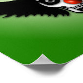 Poster Irish Skeleton Clown Green (Coin)