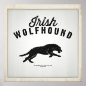 Poster Irish Wolfhound (Devant)