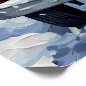 Poster Irish Wolfhound Christmas Red Truck Holiday Gift (Coin)