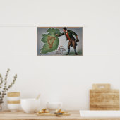 Poster Irishman propose des Shamrocks à l'Irlande (Cuisine)