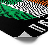 Poster Irlandais PrIde Irlande Il Est Dans Mon ADN (Coin)