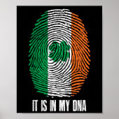 Poster Irlandais PrIde Irlande Il Est Dans Mon ADN (Devant)