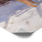 Poster Irlandais Terriers en hiver (Coin)