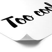 Poster Irlandais trop Cool (Coin)