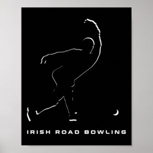 Poster Irlandais Vêtements de Bowling - Irish Road Bowlin