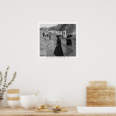 Poster Irlande 1902, Fairhead Village, Comté de Galway (Cuisine)