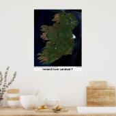 Poster Irlande de Landsat 7 (Cuisine)