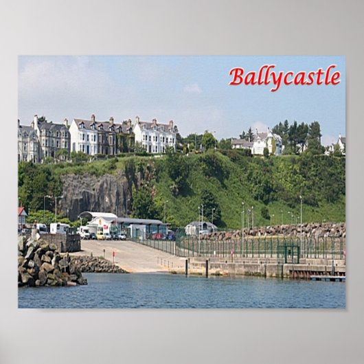 Poster Irlande du Nord - Ballycastle - (Devant)