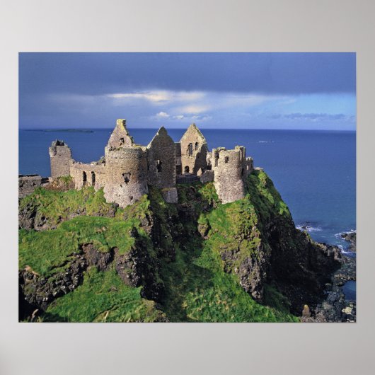 Poster Irlande du Nord, comté d'Antrim, Dunluce (Devant)