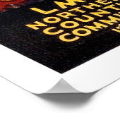 Poster Irlande du Nord, visites de paysages, voyage vinta (Coin)