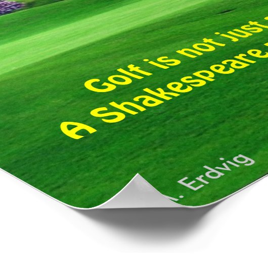 Poster Irlande Golf Course Print (Coin)