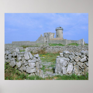 Poster Irlande, Inishmore, Aran Island, Dun Aengus Fort