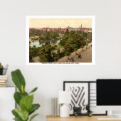 Poster Irlande - Stephens Green Park c1900, Dublin (Bureau à domicile)