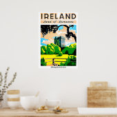 Poster Irlande, terre romantique, château de Blarey, vint (Cuisine)