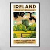 Poster Irlande vintage - (Devant)