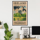 Poster Irlande vintage - (Bureau à domicile)