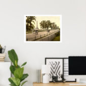 Poster Irlande vintage, Phoenix Park Dublin (Bureau à domicile)