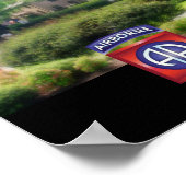 Poster Iron Mike avec 82e Emblème aéroporté (personnalise (Coin)