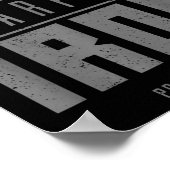 Poster Iron Sharpens Fer Christian Hommes Bible Écriture (Coin)