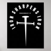 Poster Iron Sharpens Proverbes En Fer 27_17 - Avant Et Ar (Devant)