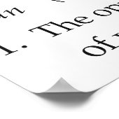 Poster Ironie Définition L'opposé de Wrinkly (Coin)