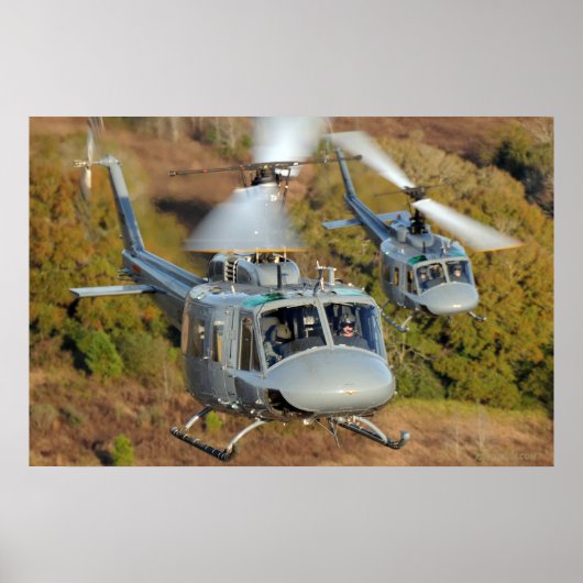 Poster Iroquois UH-1H (Devant)