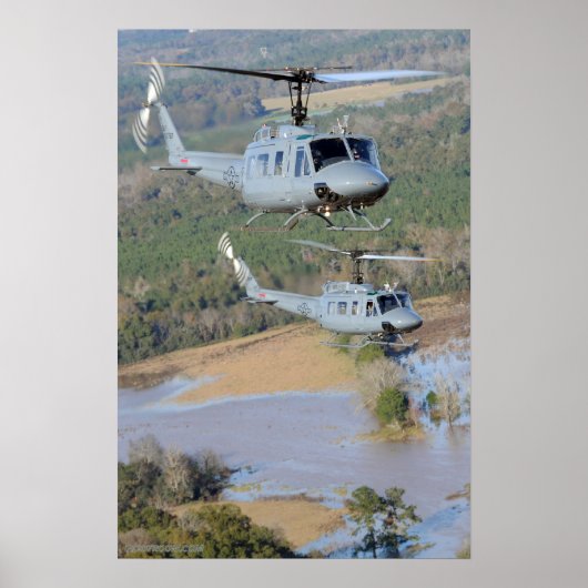 Poster Iroquois UH-1H (Devant)