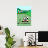 Poster IRS Auditor dans un piège de sable de golf (Bureau à domicile)