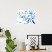 Poster is blij (Thuiskantoor)