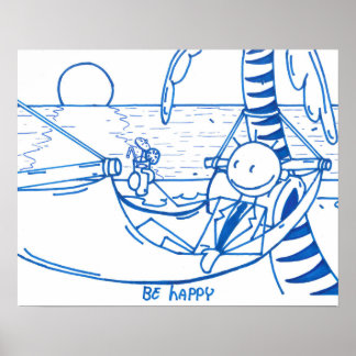 Poster is blij
