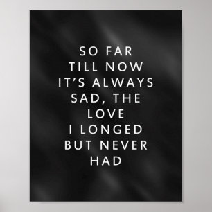 Poster Is It Love - Short Poem