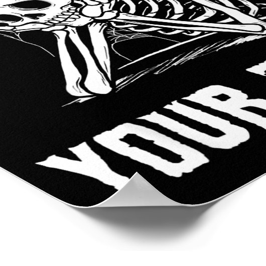 Poster Is It Still Your Turn Funny Skeleton Waiting Quote (Coin)