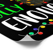 Poster Is This Jolly Enough Funny Black Cat Christmas Tre (Coin)