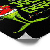 Poster Is This Jolly Enough Funny Christmas Tree Lights H (Coin)