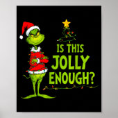 Poster Is This Jolly Enough Funny Christmas Tree Lights H (Devant)