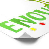 Poster Is This Jolly Enough Green Merry Christmas Tree Li (Coin)