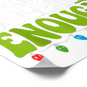 Poster Is This Jolly Enough Green Merry Christmas Tree Li (Coin)