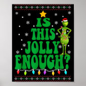 Poster Is This Jolly Enough Merry Christmas Tree Lights F (Devant)